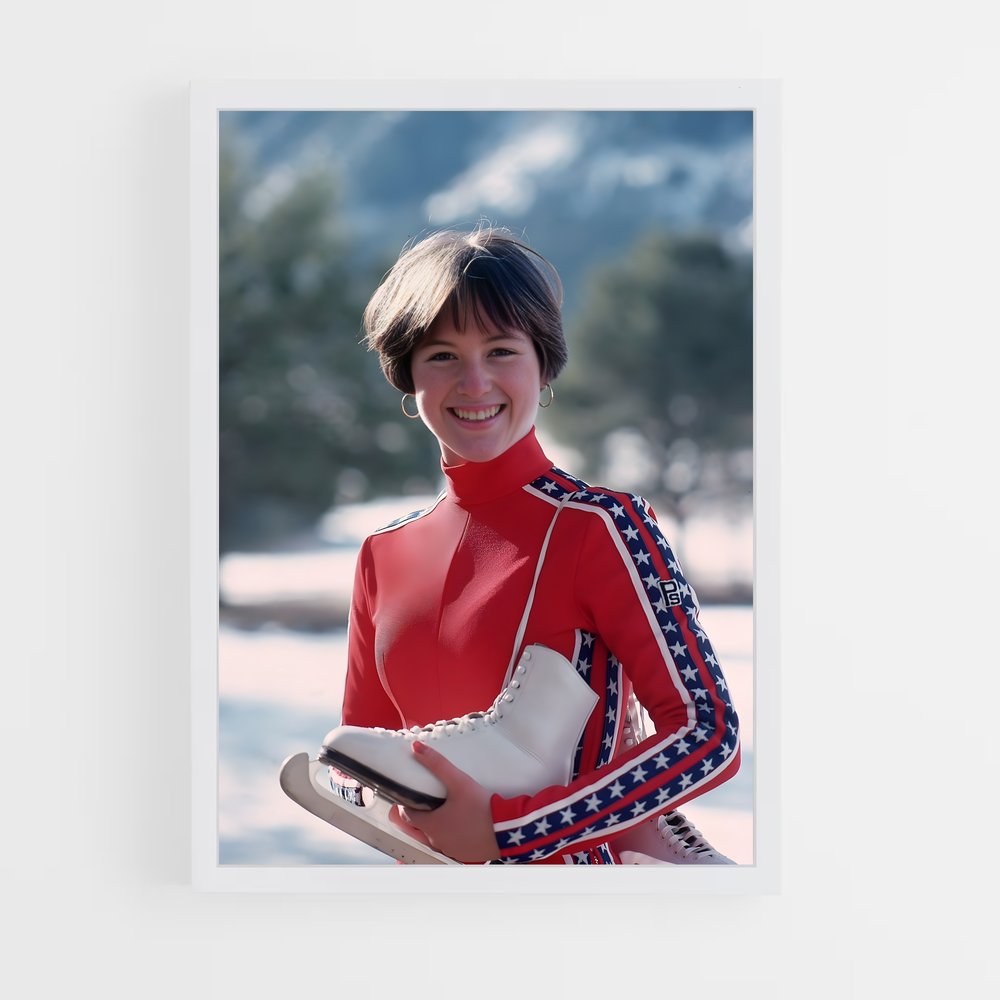 Poster Dorothy hamill – affiche Patinage artistique (vue 3)